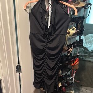 Black Halter Dress
